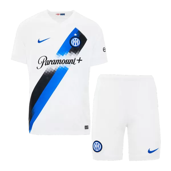 Kid's Inter Milan Away Jerseys Kit(Jersey+Shorts) 2023/24 - thejerseys