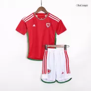 Kid's Wales Home Jerseys Kit(Jersey+Shorts) 2023/24 - thejerseys