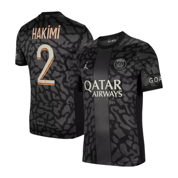 Men's PSG HAKiMi #2 Third Away Soccer Jersey 2023/24 - Fans Version - thejerseys
