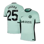 Men's Chelsea CAICEDO #25 Third Away Soccer Jersey 2023/24 - Fans Version - thejerseys