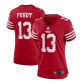 Women San Francisco 49ers PURDY #13 Red Game Jersey - thejerseys