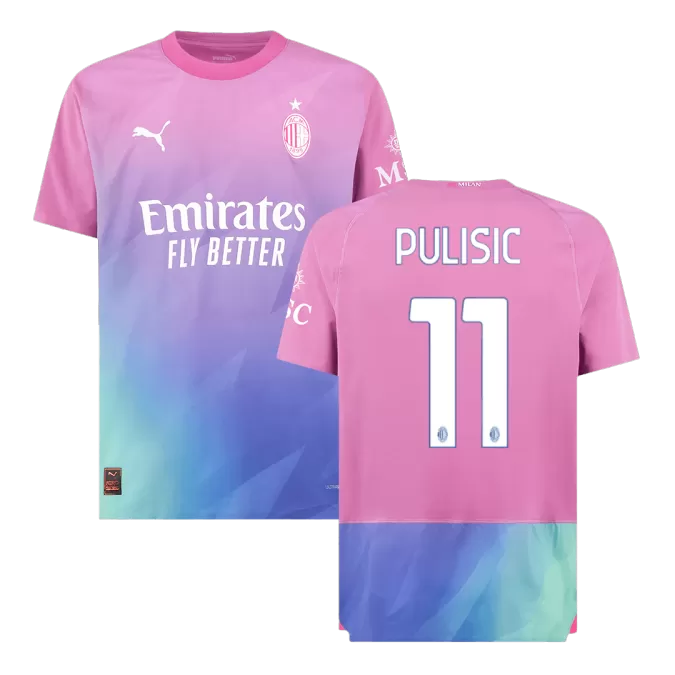 AC Milan PULISIC #11 Third Away Soccer Jersey 2023/24 - Player Version - thejerseys