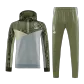 AC Milan Zipper Green&Gray Training Kit (Top+Pants) 2023/24 For Adults - thejerseys