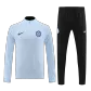 Inter Milan Zipper Blue Training Kit (Top+Pants) 2023/24 For Adults - thejerseys