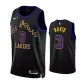 Men's Los Angeles Lakers Anthony Davis #3 Black Swingman Jersey 2023/24 - City Edition - thejerseys