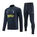 Tottenham Hotspur 1/4 Zip Navy Tracksuit Kit(Top+Pants) 2023/24 for Adults - thejerseys