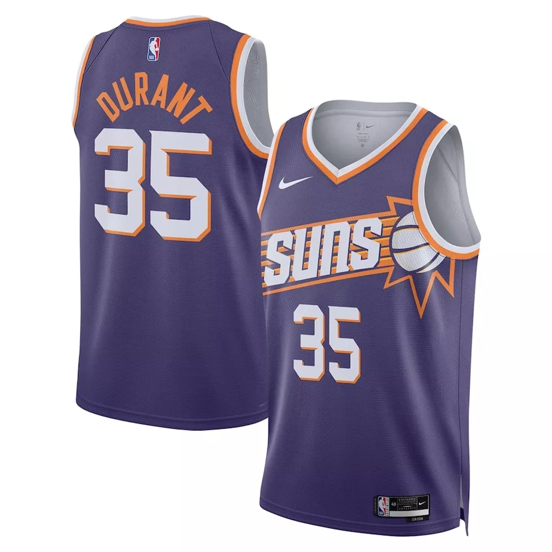 Men's Phoenix Suns Kevin Durant #35 Purple Swingman Jersey 2023/24 - Icon Edition