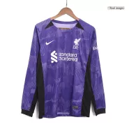Men's Liverpool Third Away Long Sleeve Soccer Jersey 2023/24 - thejerseys