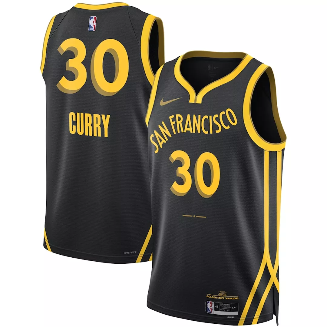 Men's Golden State Warriors Stephen Curry #30 Swingman Jersey - City ...