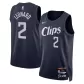 Men's Inter Milan Kawhi Leonard #2 Navy Swingman Jersey 2023/24 - City Edition - thejerseys