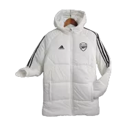 Arsenal White Winter Jacket 2023 For Adults - thejerseys