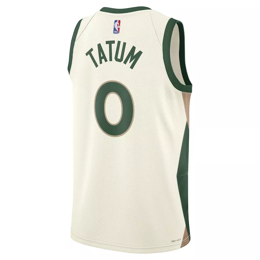 Men's Boston Celtics Jayson Tatum #0 Green Swingman Jersey 2023/24 - City Edition - thejerseys
