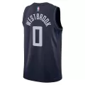 Men's Los Angeles Clippers Russell Westbrook #0 Navy Swingman Jersey 2023/24 - City Edition - thejerseys