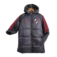 River Plate Black Winter Jacket 2023 For Adults - thejerseys