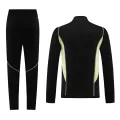 Three Stars Argentina 1/4 Zip Black Tracksuit Kit(Top+Pants) 2023/24 for Adults - thejerseys