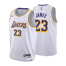 Youth Los Angeles Lakers LeBron James #23 White Swingman Jersey 2022/23 - Association Edition - thejerseys