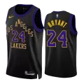 Men's Los Angeles Lakers Kobe Bryant #24 Black Swingman Jersey 2023/24 - City Edition - thejerseys
