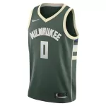 Men's Milwaukee Bucks Damian Lillard #0 Green Swingman Jersey - Icon Edition - thejerseys