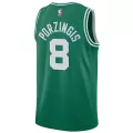 Men's Boston Celtics Kristaps Porzingis #8 Green Swingman Jersey 2022/23 - Icon Edition - thejerseys