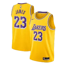 Youth Los Angeles Lakers LeBron James #23 Gold Swingman Jersey 2022/23 - Icon Edition - thejerseys