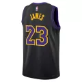 Discount Los Angeles Lakers LeBron James #23 Black Swingman Jersey 2023/24 - City Edition - thejerseys