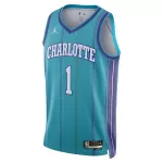 Discount Charlotte Hornets LaMelo Ball #1 Teal Swingman Jersey 2023/24 - Classic Edition - thejerseys