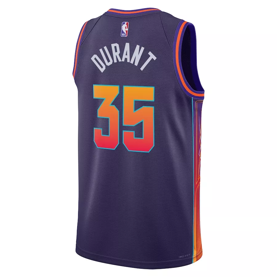 Men's Phoenix Suns Kevin Durant #35 Purple Swingman Jersey 2023/24 - City Edition - thejerseys