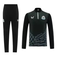 Newcastle 1/4 Zip Black Tracksuit Kit(Top+Pants) 2023/24 for Adults - thejerseys