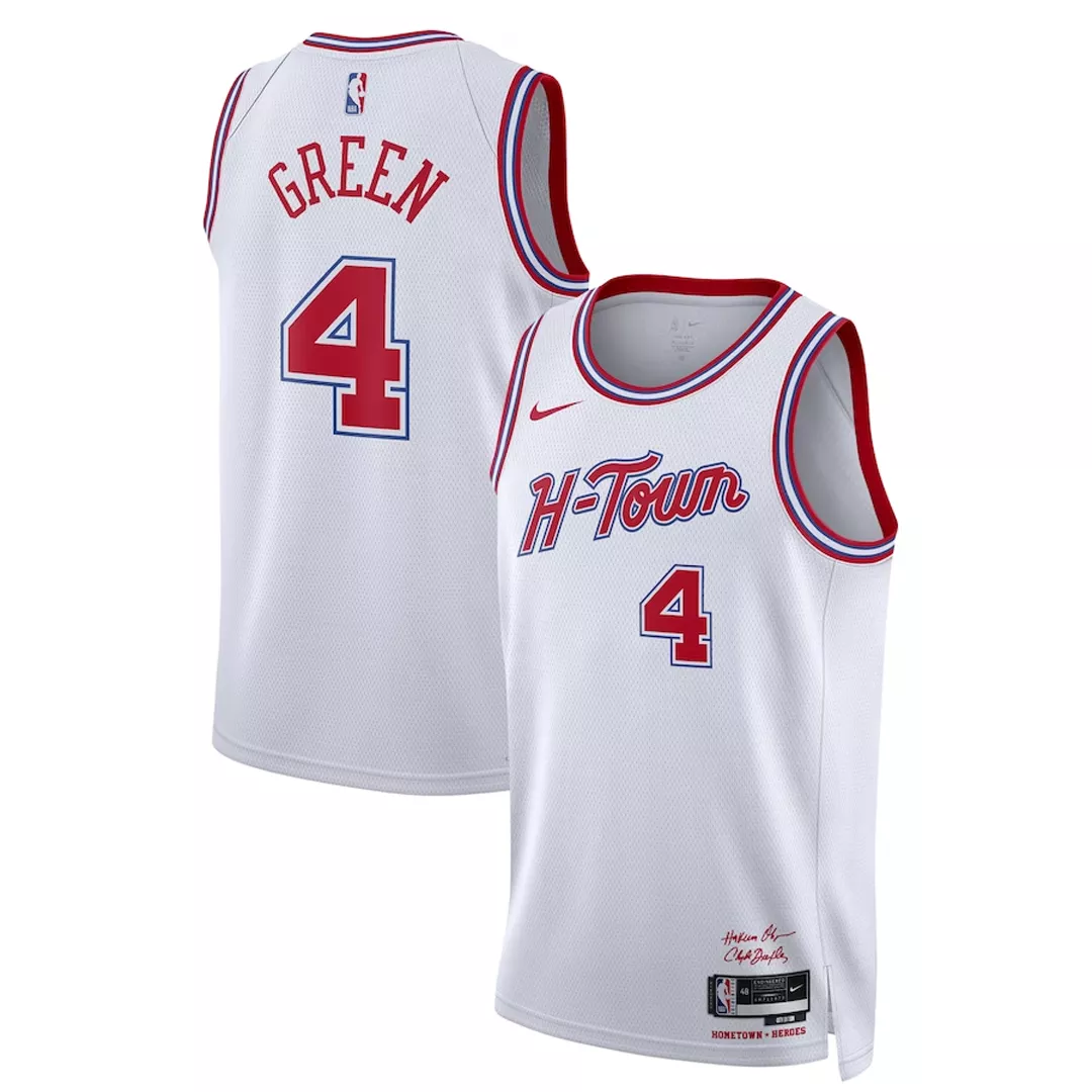 Men's Houston Rockets Jalen Green #4 Swingman Jersey 2023/24 - City Edition