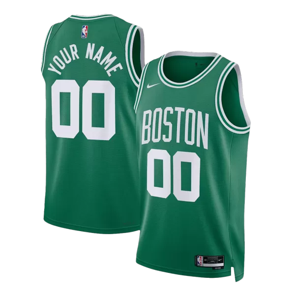 Men's Boston Celtics Custom Green Swingman Jersey - Icon Edition - thejerseys