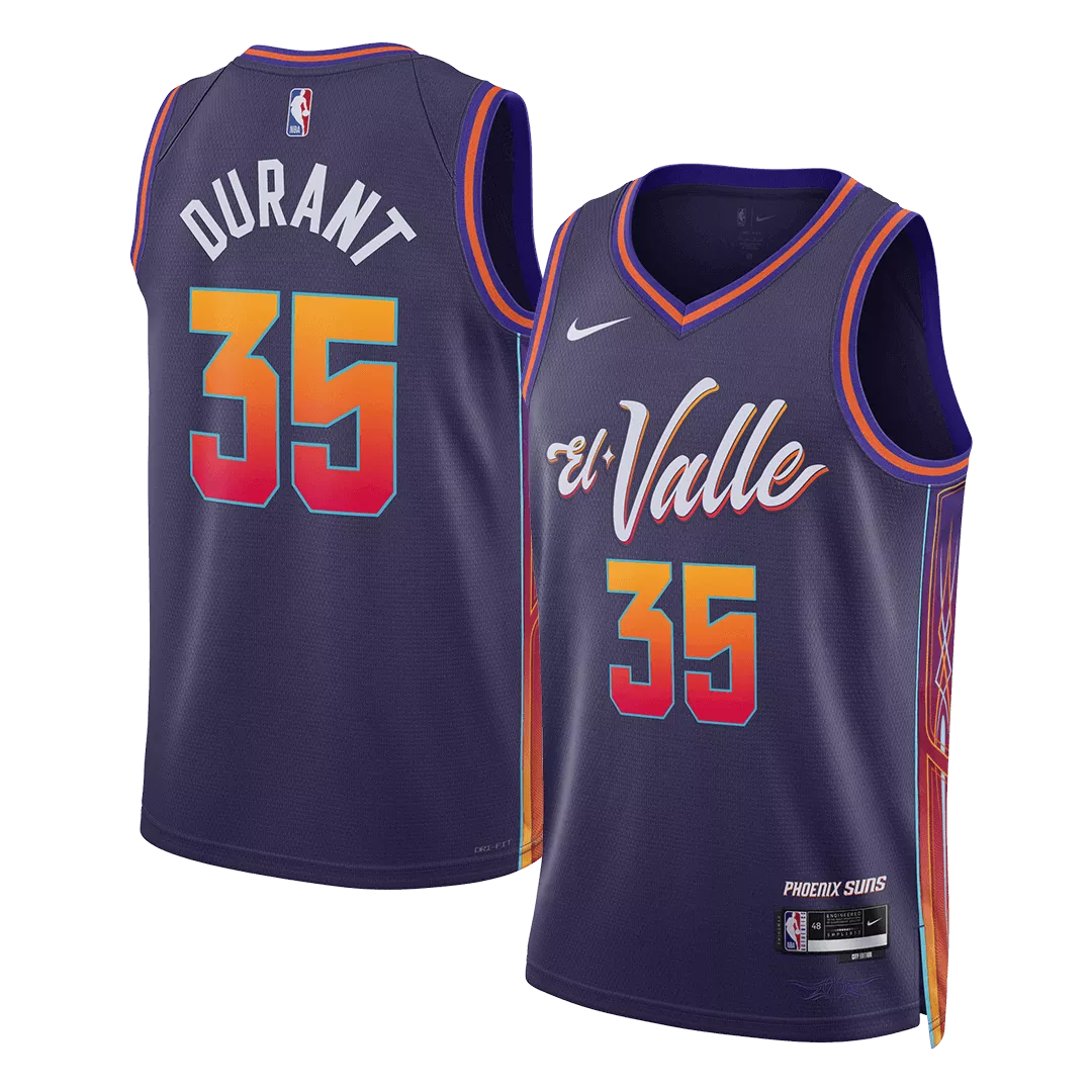 Discount Phoenix Suns DURANT #35 Purple Swingman Jersey 2023/24 - City Edition