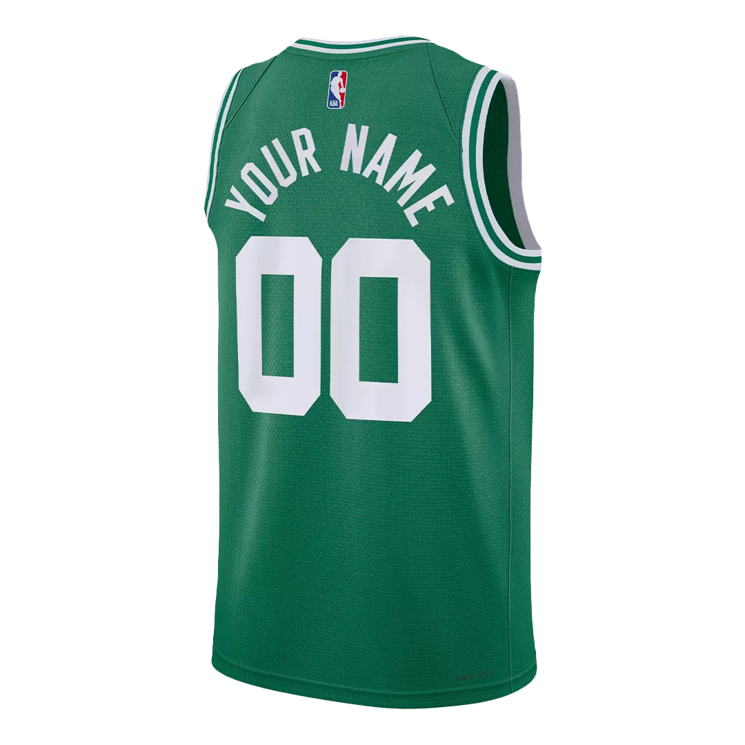 Men's Boston Celtics Custom Green Swingman Jersey 2022/23 - Icon Edition - thejerseys