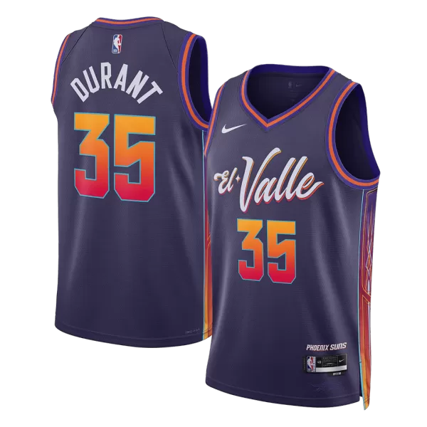 Discount Phoenix Suns DURANT #35 Purple Swingman Jersey 2023/24 - City Edition - thejerseys