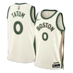 Discount Boston Celtics Jayson Tatum #0 White Swingman Jersey 2023/24 - City Edition - thejerseys