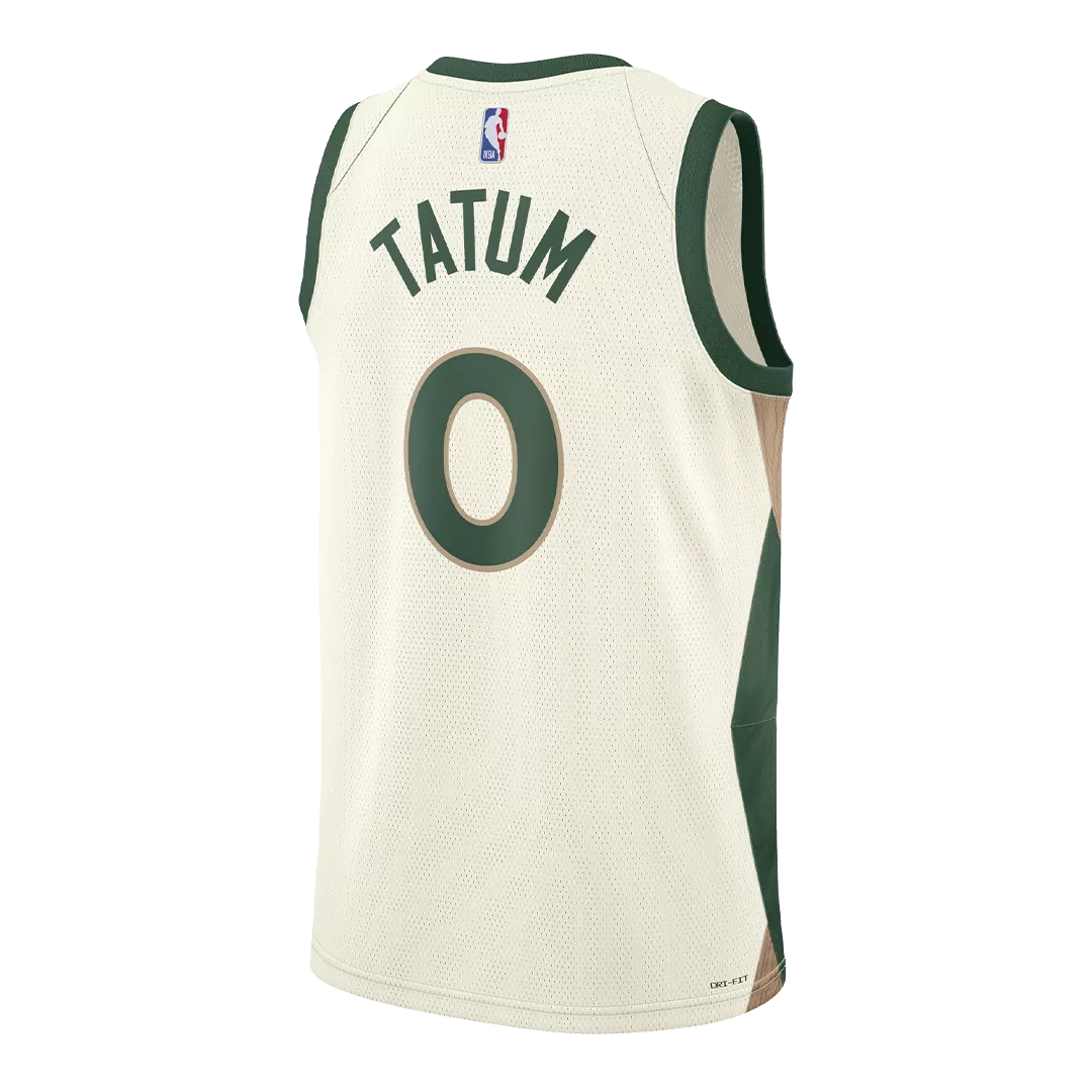 Discount Boston Celtics Jayson Tatum #0 White Swingman Jersey 2023/24 - City Edition - thejerseys