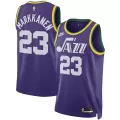 Men's Utah Jazz Lauri Markkanen #23 Purple Swingman Jersey 2023/24 - Classic Edition - thejerseys