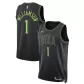 Men's New Orleans Pelicans Zion Williamson #1 Black Swingman Jersey 2023/24 - City Edition - thejerseys