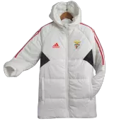 Benfica White Winter Jacket 2023 For Adults - thejerseys