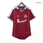 West Ham United Home Retro Soccer Jersey 1999/1 - thejerseys