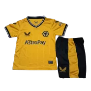 Kid's Wolverhampton Wanderers Home Jerseys Kit(Jersey+Shorts) 2023/24 - thejerseys