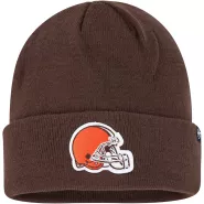 Men NFL Cleveland Browns Brown Cuffed Knit Hat - thejerseys