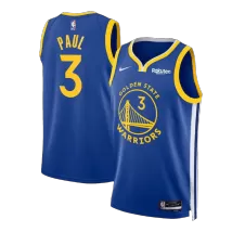 Men's Golden State Warriors Chris Paul #3 Blue Swingman Jersey 2023/24 - Icon Edition - thejerseys