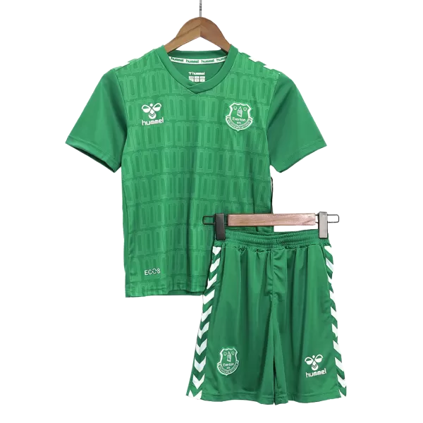 Kid's Everton Goalkeeper Jerseys Kit(Jersey+Shorts) 2023/24 - thejerseys