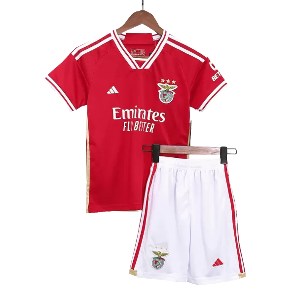 Kid's Benfica Home Jerseys Kit(Jersey+Shorts) 2023/24 - thejerseys