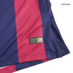 Barcelona MESSI #10 Home Retro Long Sleeve Soccer Jersey 2014/15 - thejerseys