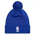 Men NBA Philadelphia 76ers Royal Cuffed Knit Hat With Pom 2023 - thejerseys