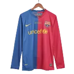 Barcelona XAVI #6 Home Retro Long Sleeve Soccer Jersey 2008/09 - UCL Final - thejerseys