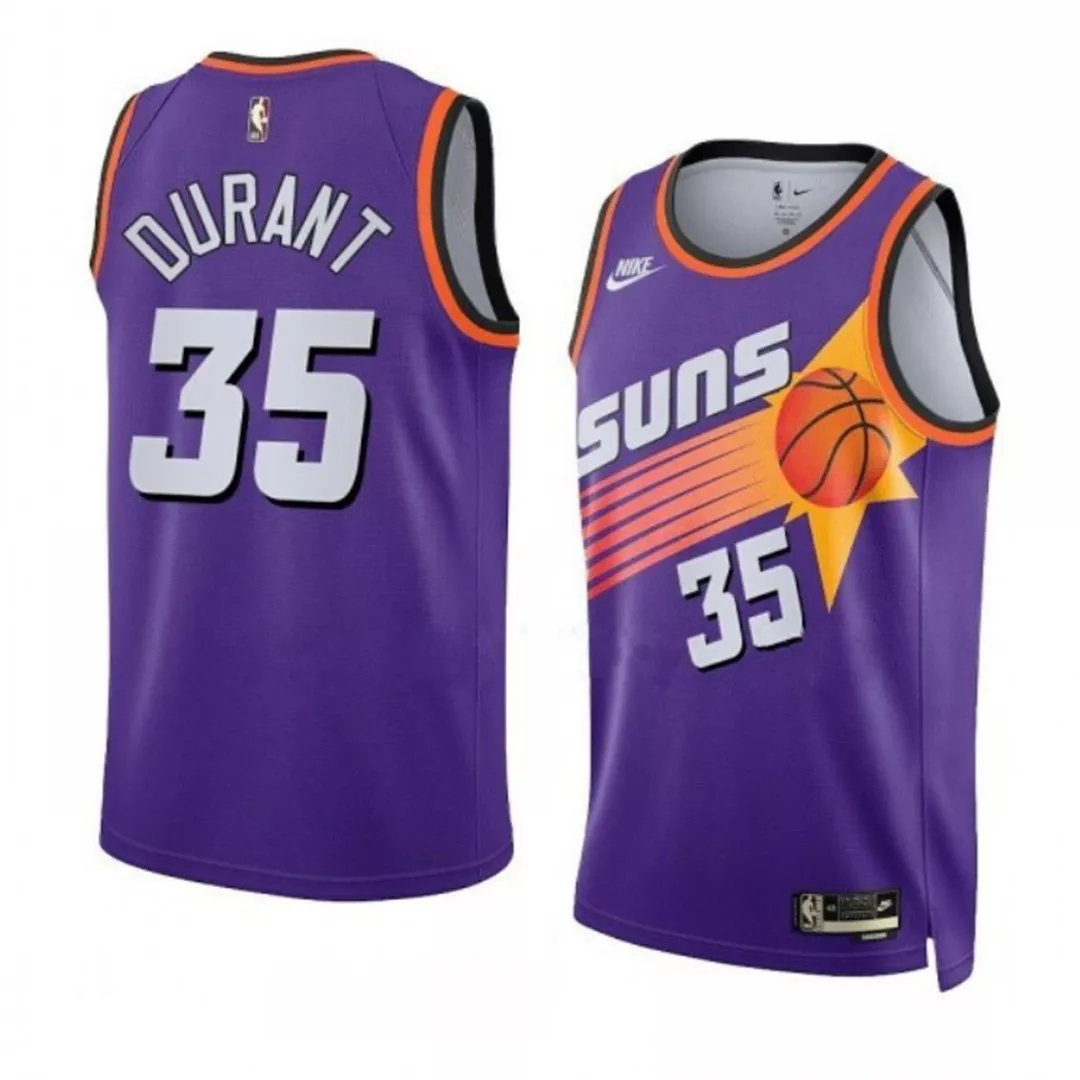 Men's Phoenix Suns Kevin Durant #35 Purple Swingman Jersey 2022/23 - Classic Edition - thejerseys
