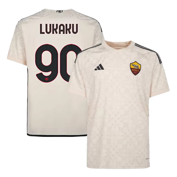 Men's Roma LUKAKU #90 Away Soccer Jersey 2023/24 - Fans Version - thejerseys