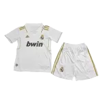 Kid's Real Madrid Retro Home Jerseys Kit(Jersey+Shorts) 2011/12 - thejerseys